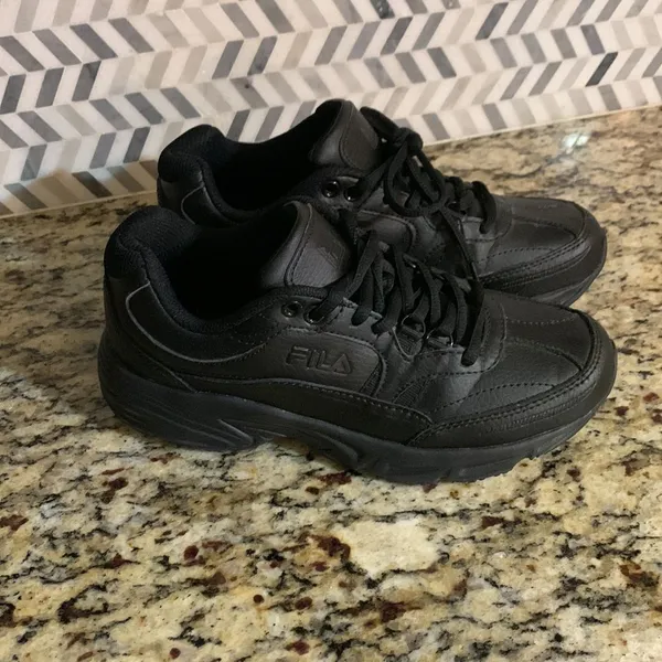 Slip Resistant Target Fila Shoes Size Fila ASTM F2913-19 Black