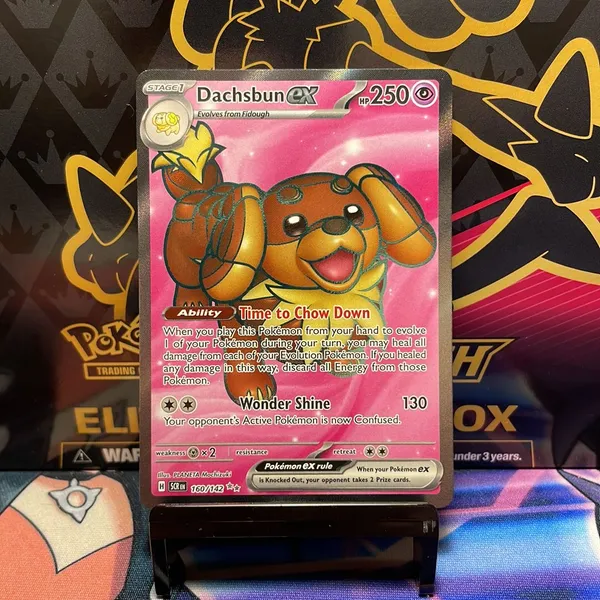 160 142 pokemon card Dachsbun ex this Pokmon cant attack. Grimmsnarl - 096/142 (Non-Holo) -