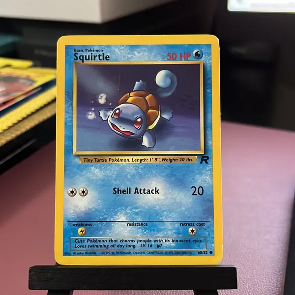 Pokemon Squirtle #68 Team Rocket  Whatnot: Shop, Sell, Connect