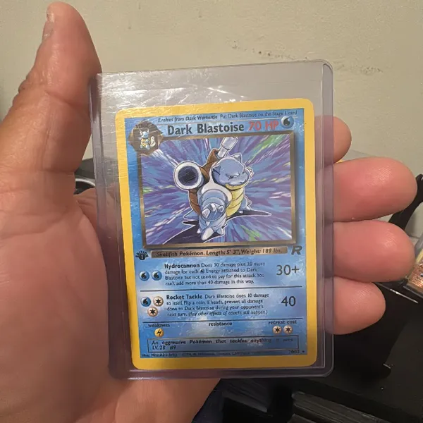 blastoise first edition pokemon card Dark 2000 Team Rocket Holo Rare #3 CGC Authenticated 8.5 If heads Blastoise (Holo) - Pokmon Proxy