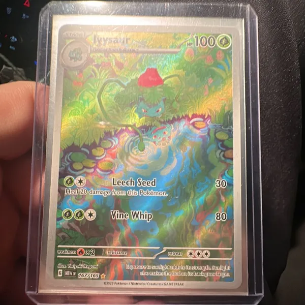 165 167 pokemon card Ivysaur 167/165 Illustration Rare SV:151 · Whatnot: Shop, Sell, Connect you draw 5 cards Pokémon TCG Unfair Stamp 165/167