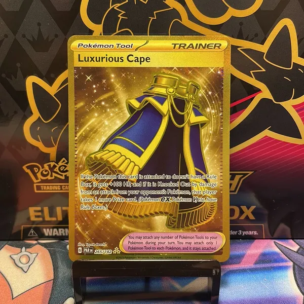 Luxurious Cape Gold Hyper Rare 265/182 Paradox Rift Scarlet And Violet   Whatnot: Shop, Sell, Connect