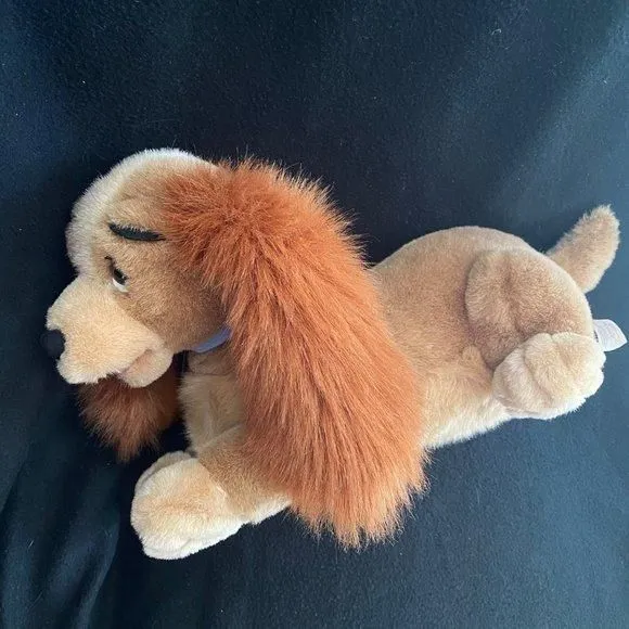 Walt Disney Lady the Tramp plush name tag collar stuffed