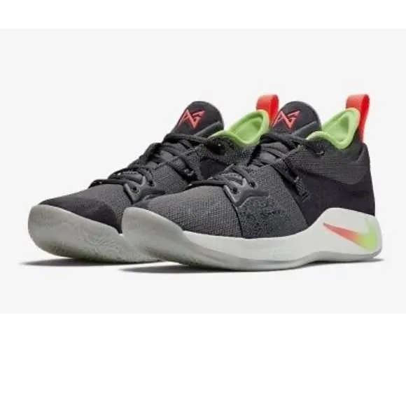 nike pg 2 anthracite hot punch