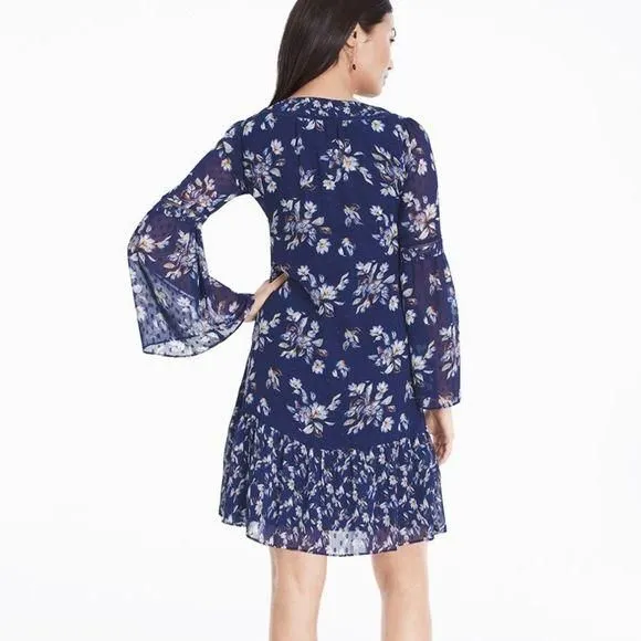 american threads - mimi lace trim floral mesh maxi dress Tiered Mesh Lace Floral Dress main image 0