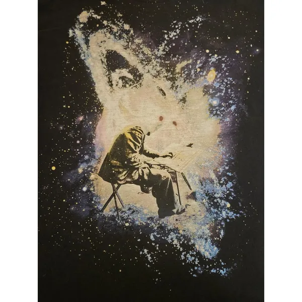 Imaginary Foundation Galaxy Print T-shirt Mens Size Large Colorful ...