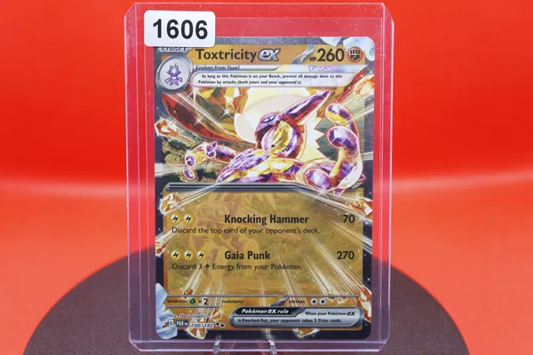 toxtricity ex pokemon card - 227/182 - SV04: Paradox Rift [ULTRA RARE] This Pokemon does not receive damage from attacks when on the bench Toxtricity ex260 HP Toxtricity EX (100) 2023 Pokemon