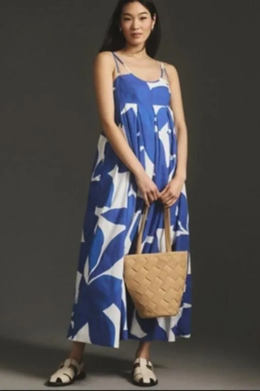 anthropologie blue maxi dress Saylor Anthropologie Annaleise Maxi Dress – White Chocolate Couture main image 0