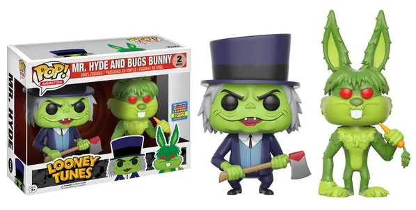 Mr. Hyde and Bugs Bunny Funko Pop