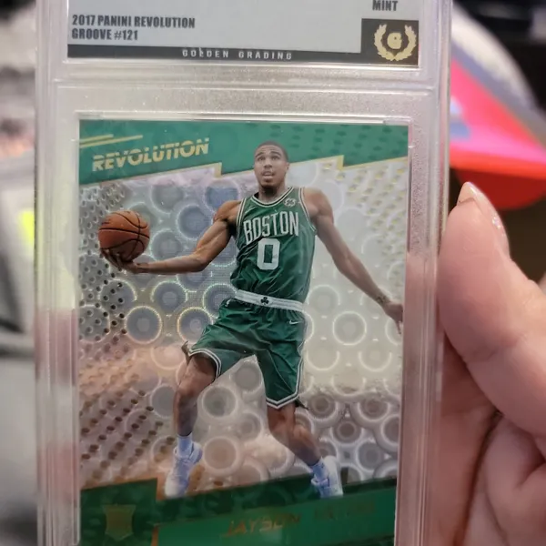 2017 Panini Revolution Groove 121 Jayson Tatum RC Rookie PSA 9