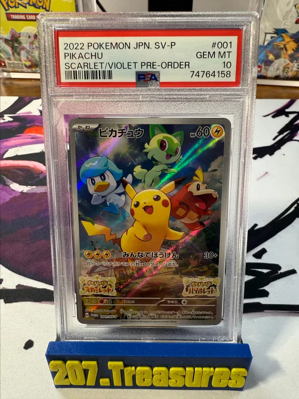 2022 Pokemon Japanese Sv Promo Pikachu Scarlet/Violet Pre