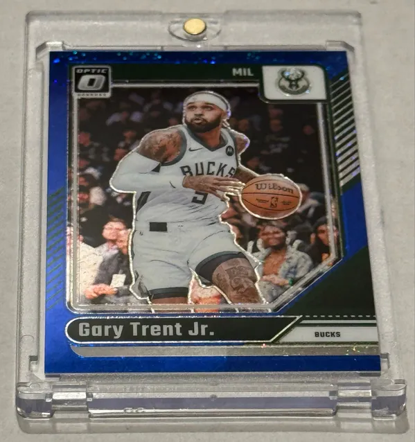 GARY TRENT JR. 2024-25 DONRUSS OPTIC BLUE GLITTER /15 BUCKS