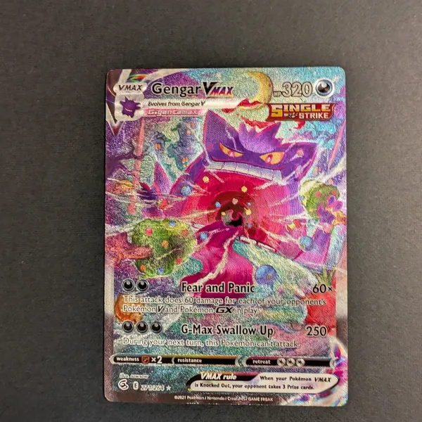 Gengar VMAX FA ポケモンカード 2021年 Gengar VMAX FA ポケモンカード 2021年 Gengar VMAX 2021 Sword