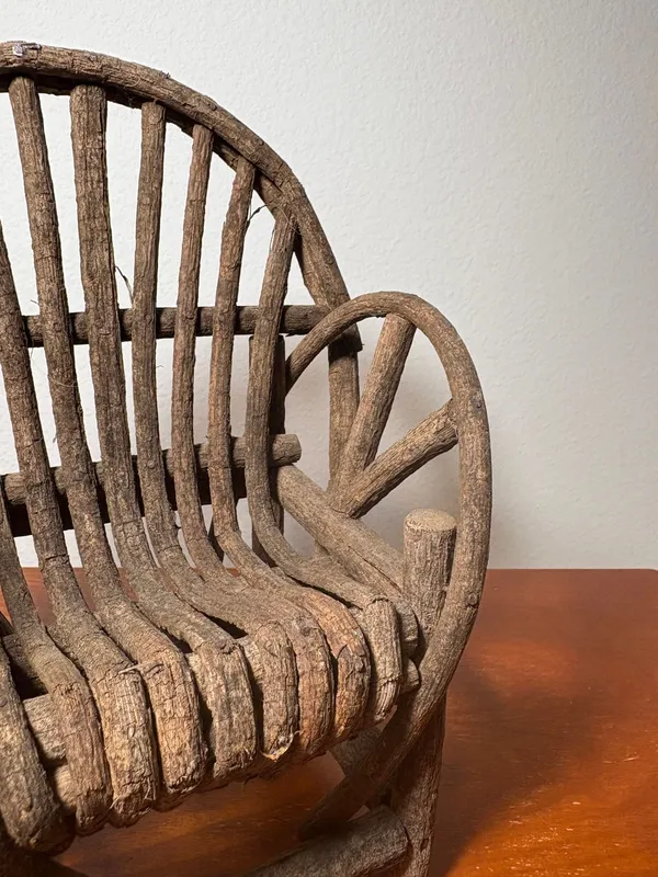 Vintage Miniature Bent Wood Rocking mini Arm Chair · Whatnot: Shop ...