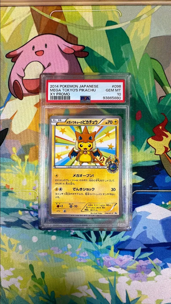2014 Pokemon Japanese Xy Promo Mega Tokyo'S Pikachu Xy Promo PSA