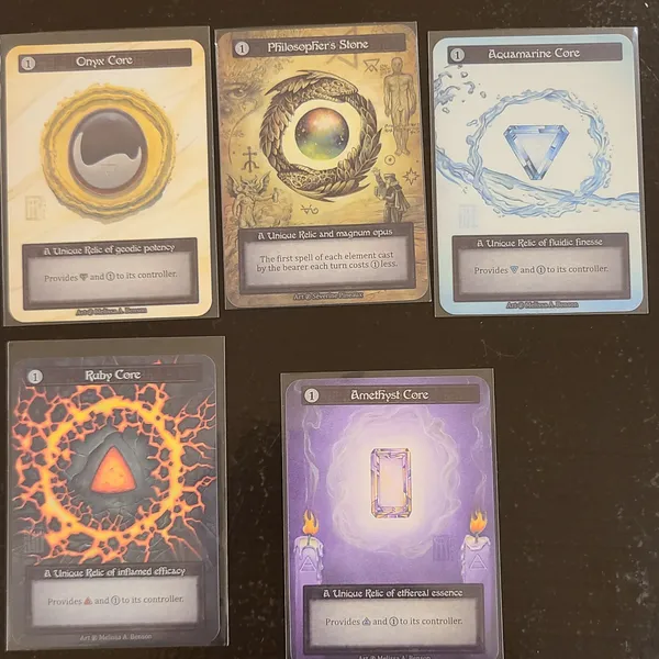 Sorcery TCG Amethyst Core β foil Sorcery Contested Realm Beta Amethyst Core Foil Unique BGS 9