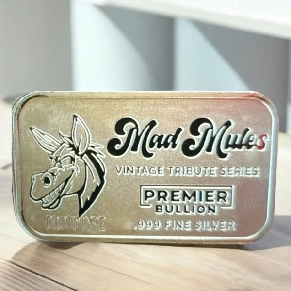 2024 Mad Mules Colt Army 45 Pistol 1 oz Silver Art Bar · Whatnot