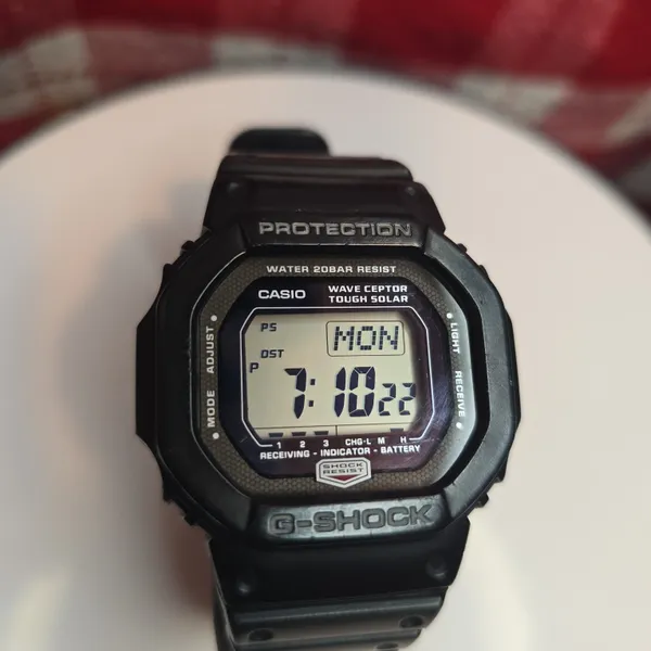 CASIO G-SHOCK WAVE CEPTOR ブラック ＧＷ-5600J Casio G-Shock 2924 GW-5600J Watch Mens 43mm Tough Solar Wave