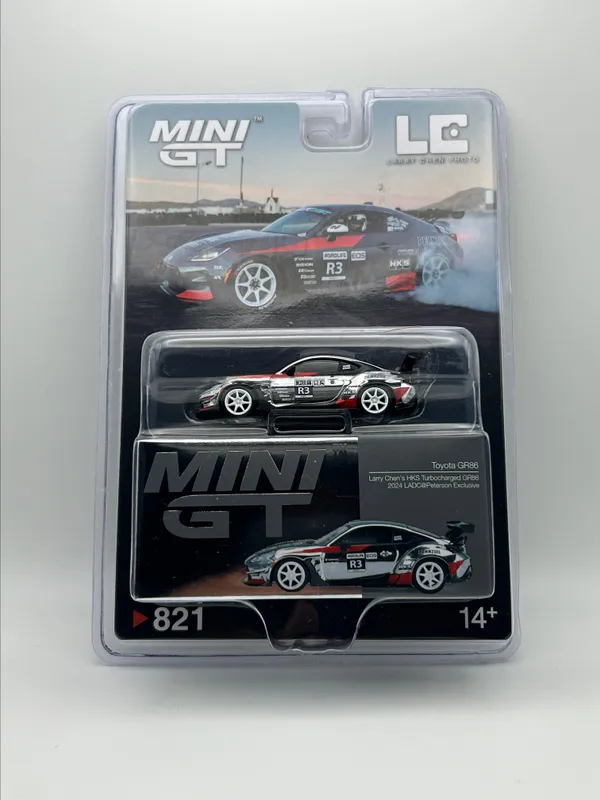 ミニGTトヨタGr86ラリーチェンカー。 2024 LADC Exclusive Art-Toys - Toyota GR86 HKS Turbocharged 