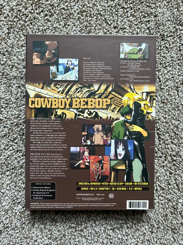 Cowboy buy Bebop: The Movie (Blu-ray Disc, 2011) Anime HTF RARE OOP