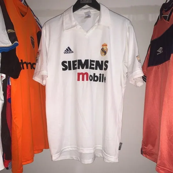 adidas Real Madrid 長袖シャツ SIEMENS mobile Siemens Mobile Real Madrid | Grailed