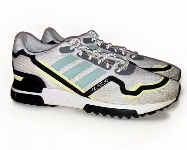 Adidas Originals ZX 750 HD Mens Size 11 Cloud White/Green Tint