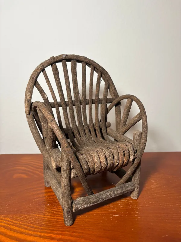 Vintage Miniature Bent Wood Rocking mini Arm Chair · Whatnot: Shop ...