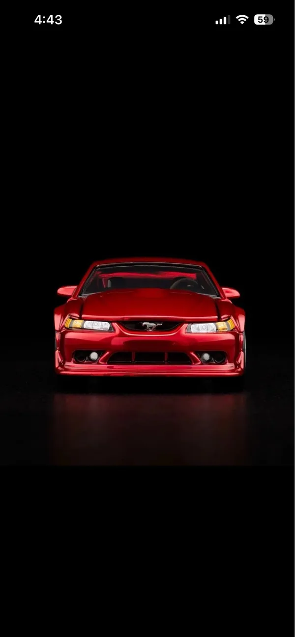 Hot Wheels RLC 2000 Ford Mustang SVT Cobra R Spectraflame Red