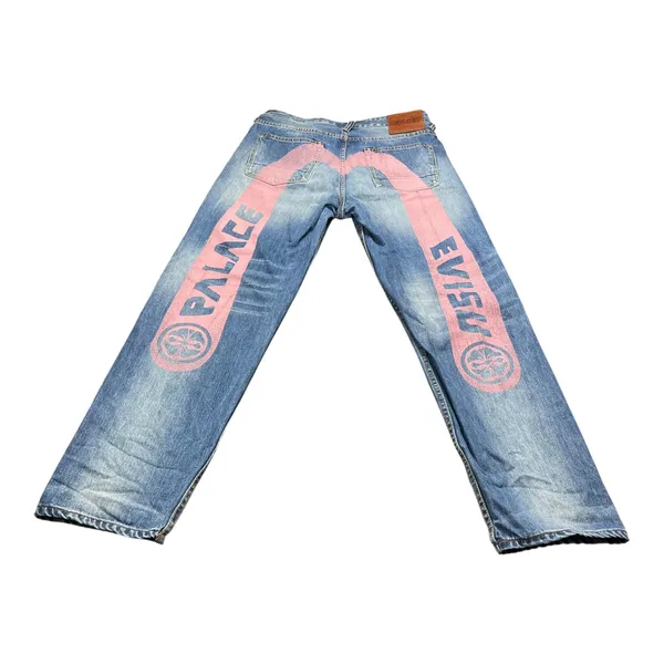 RARE EVISU x Palace Skateboards Indigo Mid Wash Lot 2008