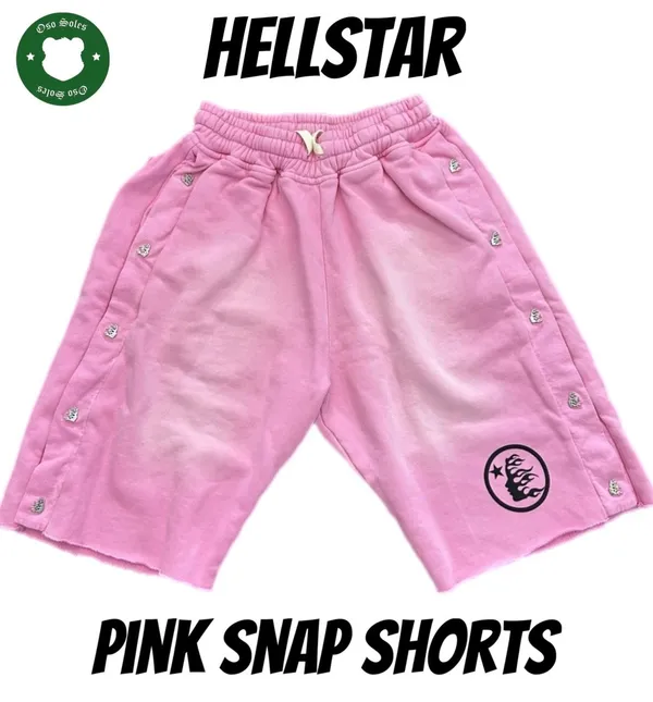 Hellstar Pink Snap Shorts XL · Whatnot: Shop, Sell, Connect