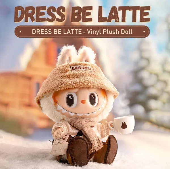 The Monsters Labubu Dress Be Latte Plush Doll - Sealed · Whatnot