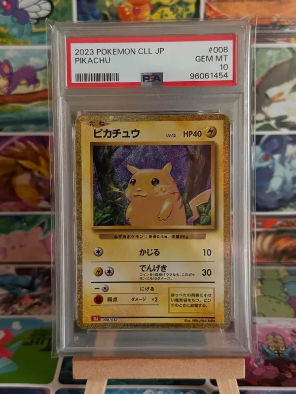 ピカチュウ クラッシックPSA10 2023 CLL JP PIKACHUポケカ PSA 10 2023 Pokémon CLL JP Pikachu Japanese Card #008 · Whatnot