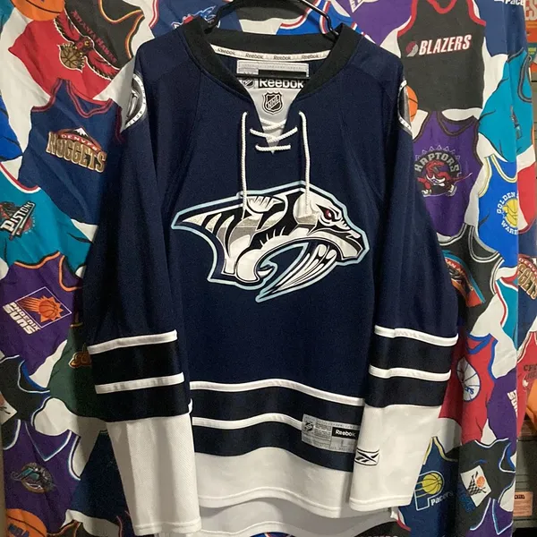 Nashville predators blue jersey online