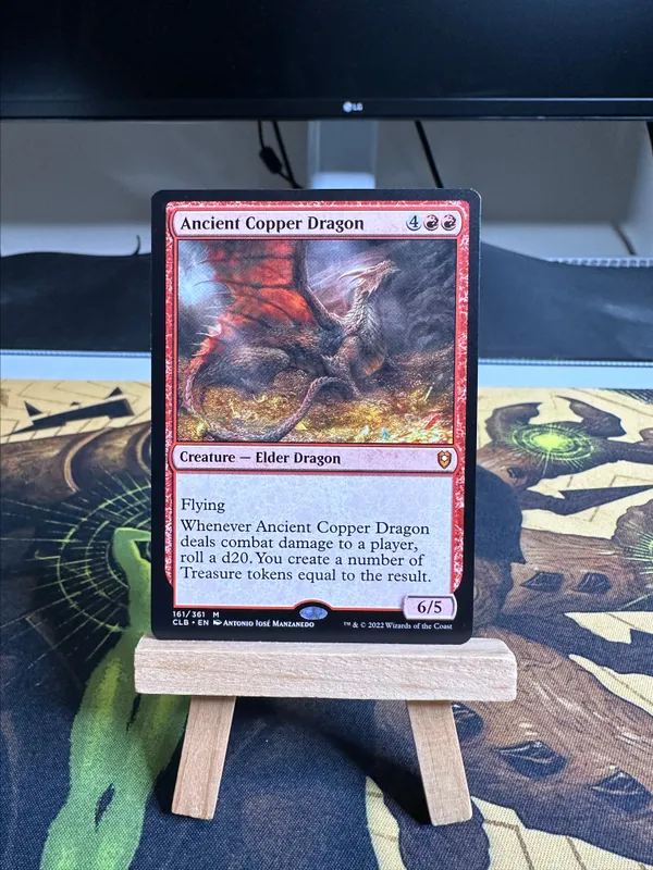 MTG Ancient Copper Dragon Commander Legends Baldur's Gate #161