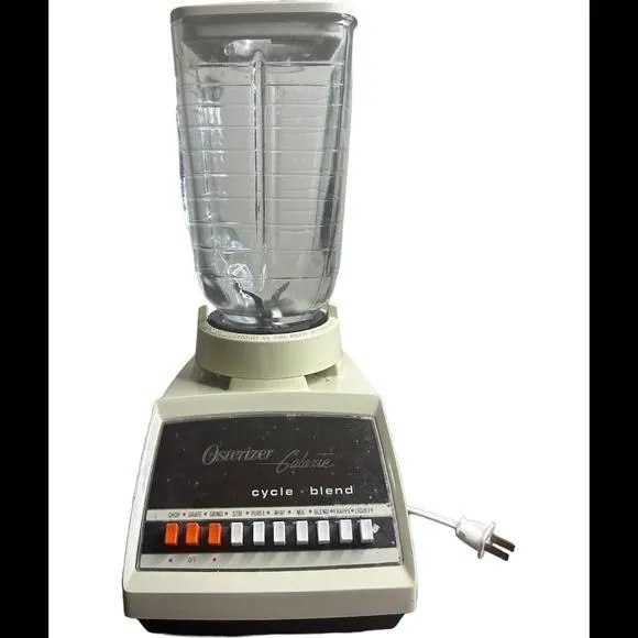 Vintage Oster Osterizer Galaxie Cycle Blend 10 Speed Blender