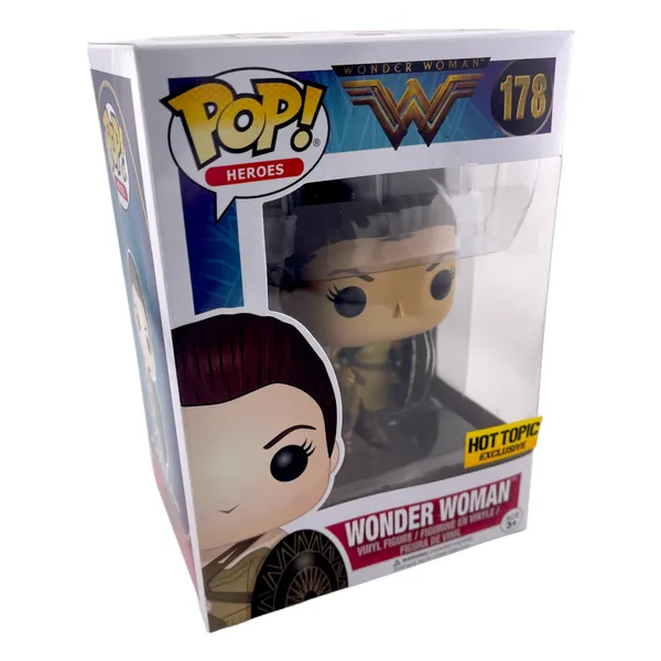 Funko Pop! DC 178 Wonder Woman with Shield Hot Topic Exclusive