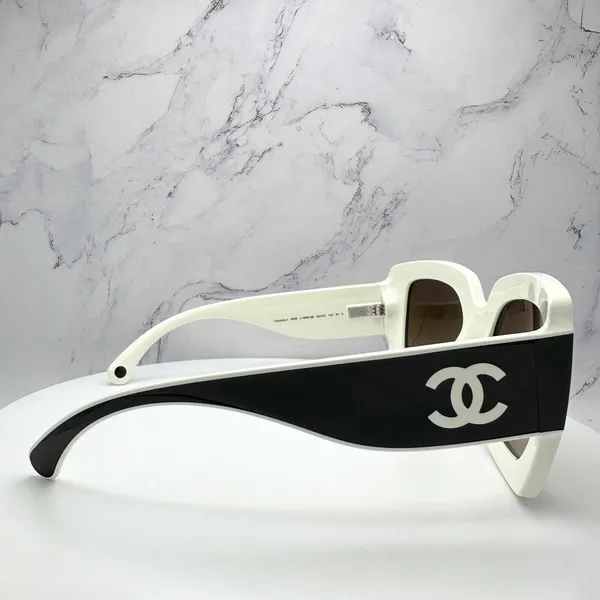 CHANEL Sunglasses: Square Sunglasses, acetate & strass