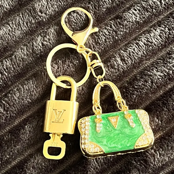 Louis Vuitton Lock and Key Set #322 high quality Gold Brass