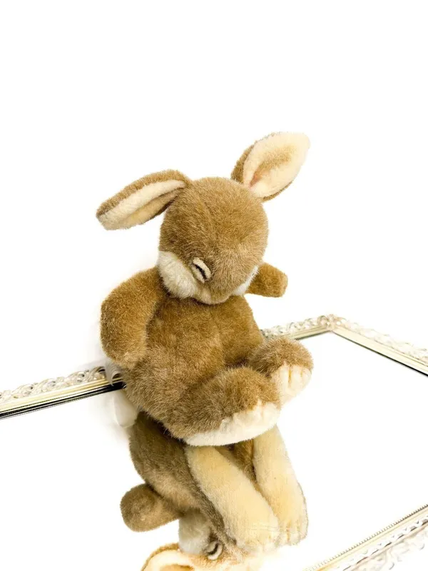 Vintage Plush Non Non Sleepy Rabbit by Gemini Toys Softees (1980s