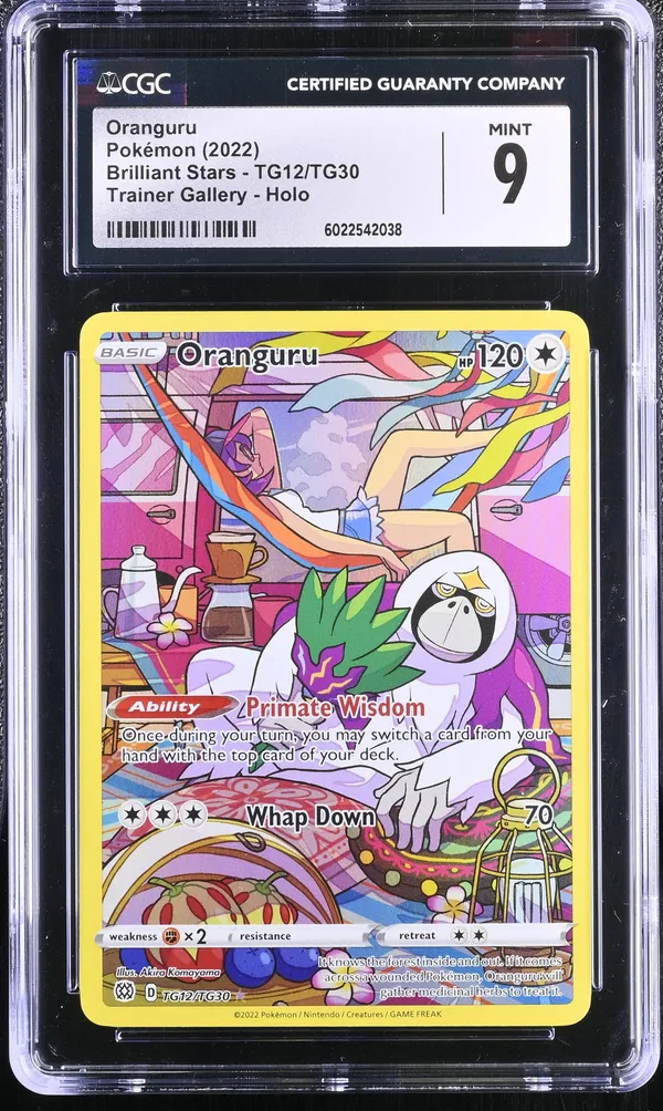 Pokémon Oranguru #TG12/TG30 English CGC 9 2022 Pokémon