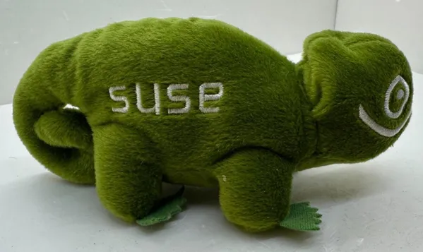 Suse Novell Chameleon Lizard Gecko 7” Plush Linux · Whatnot: Shop