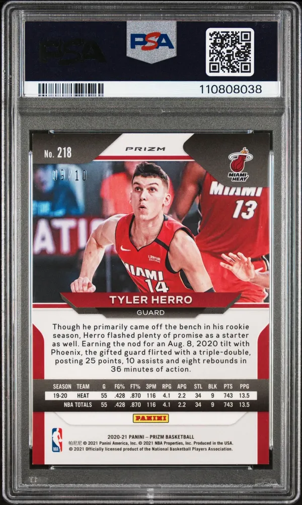 その他 Tyler Herro SELECT GOLD PSA10 2020-21 Prizm Tyler Herro Gold /10 PSA 9 · Whatnot: Shop