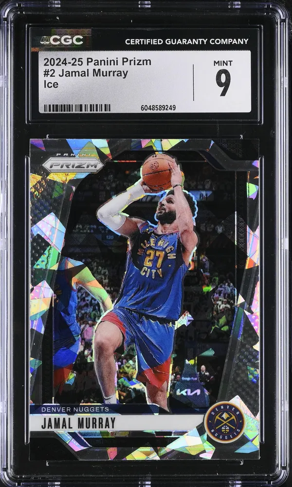 2024-25 Panini Prizm Jamal Murray #2 Ice Basketball CGC 9